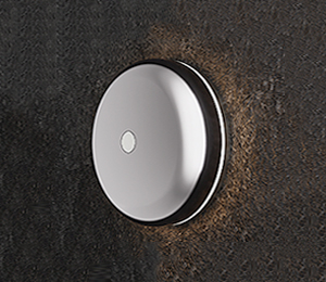 Floating Clear Horizontal LED Sign And Doorbell